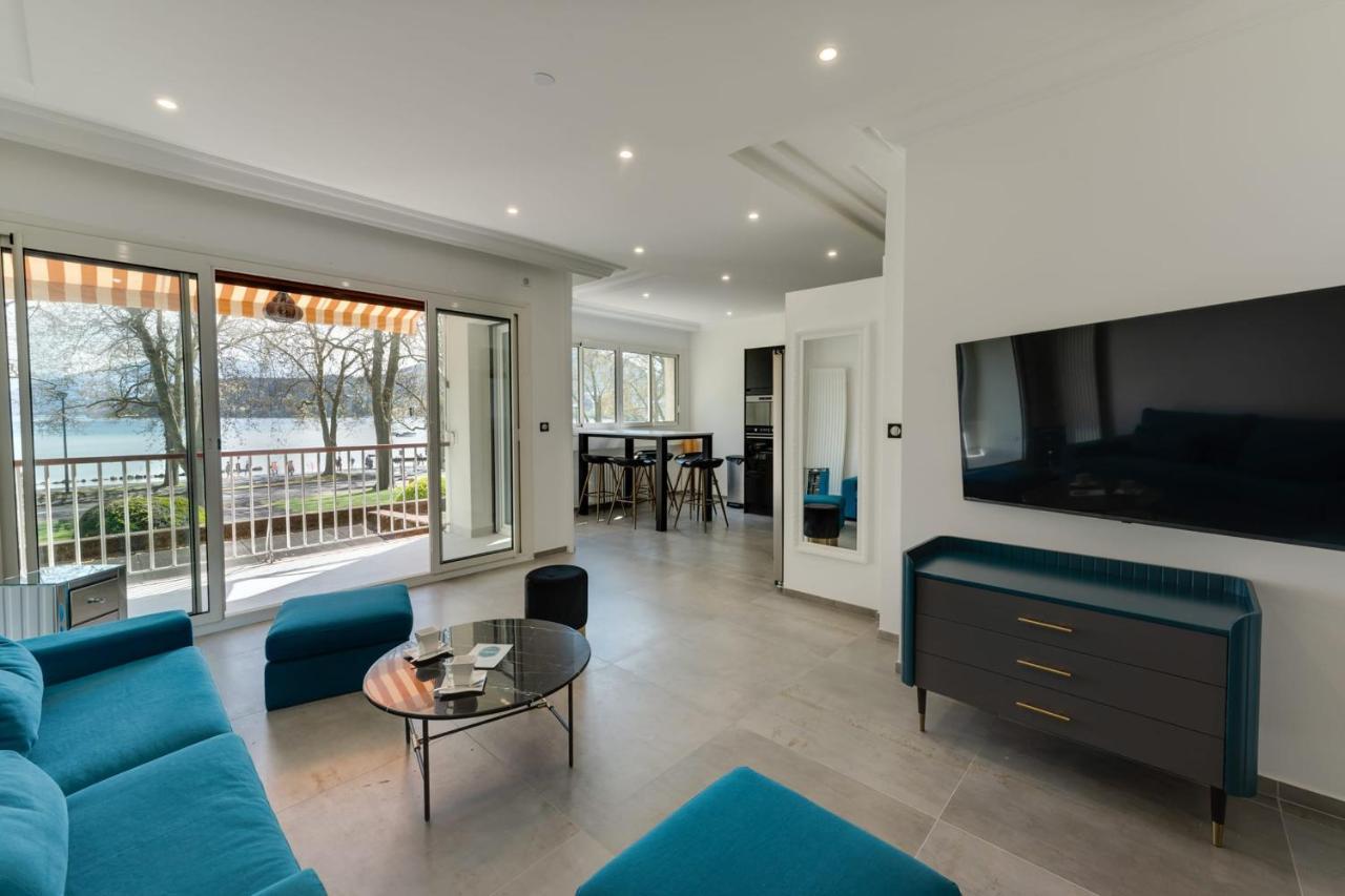 Swan Lake - Design Apartment Facing Lake Annecy Buitenkant foto